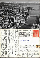 Ansichtskarte Zürich Luftbild Stadt Brücken 1966 - Autres & Non Classés