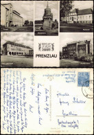 Prenzlau DDR Mehrbildkarte Zur 725 Jahre Feier Ua. Postamt, Schule, Hotel 1959 - Prenzlau