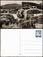 Braunlage Mehrbildkarte Mit Kurgarten, Damenkapelle, Gondelteich, Wurmberg 1960 - Braunlage