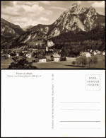 Ansichtskarte Füssen Panorama-Ansicht; Orts-Teilansicht 1960 - Fuessen