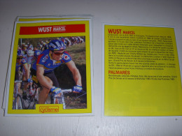 CYCLISME COUPURE 12x10 MIROIR Du CYCLISME Marcel WUST HISTOR - Cyclisme