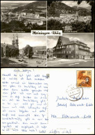 Meiningen Mehrbildkarte Mit Juri-Gagarin-Schule, Landsberg Uvm. 1974 - Meiningen