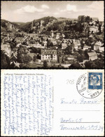 Pottenstein Panorama-Ansicht Gesamtansicht, Fränkische Schweiz 1965 - Pottenstein