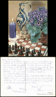 Ansichtskarte  Schach Chess Motivkarte Aus Argentinien Mit Schachbrett 1991 - Contemporanea (a Partire Dal 1950)