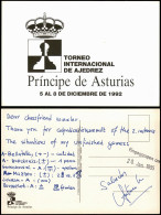 Ansichtskarte  Schach (Chess) Motivkarte TORNEO INTERNACIONAL DE AJEDREZ 1995 - Contemporanea (a Partire Dal 1950)
