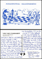 Schach Motivkarte OPEN CHESS TOURNAMENT Hotel Beach Balatonberény 2000 - Contemporain (à Partir De 1950)