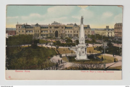 BUENOS  AIRES:  PLAZA  DE  MAJO  Y  CASA  DE  GOBIERNO  -  PARA  FRANCIA  -  FP  - - Argentinien