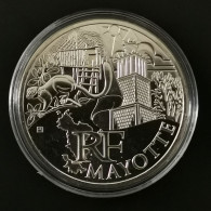 10 EURO REGIONS ARGENT 2011 MAYOTTE 2ème TYPE / FRANCE SILVER EUROS - France