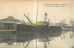 14 Camp De Riva-Bella, Le Bateau Du Havre à Caen, Carte Pas Courante - Riva Bella