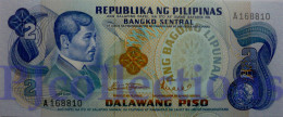 PHILIPPINES 2 PESOS 1970 PICK 152a UNC - Filippine