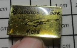 512C Pin's Pins / Beau Et Rare : MARQUES / OISEAU GASTHAUS .... KEHL - Marques