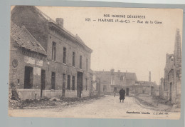 CP - 62 - Harnes - Rue De La Gare - Harnes