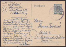 Friesoythe: P954, O, Bedarfskarte Mit Notstempel 27.2.47 - Covers & Documents