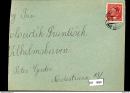 DR, Böhmen Und Mähren, Brief Mit Mi 96 - Briefe U. Dokumente