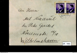 DR, Böhmen Und Mähren, Brief Mit 2 X Mi 93 - Lettres & Documents