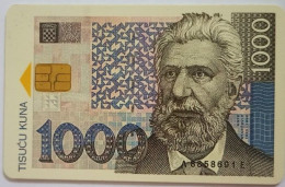 Croatia 1000 Units Chip Card - Banknote - Kroatien