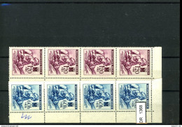 DR, Böhmen Und Mähren, Xx, 111-112 Im Viererrandstreifen - Unused Stamps