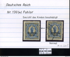 Deutsches Reich , 130 , PLF / Abart - Siehe Foto - Variétés & Curiosités