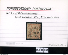 AD NPD, Nordd. Postbezirk , 15 II , PLF / Abart - Siehe Foto - Gebraucht