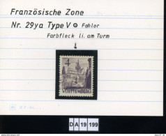 Franz. Zone, Württemberg , 29 , PLF / Abart - Siehe Foto - Württemberg