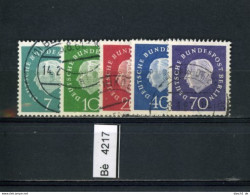 Berlin, O, 182 - 186 Heuss - Used Stamps