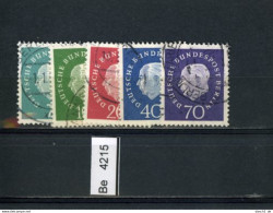 Berlin, O, 182 - 186 Heuss - Used Stamps