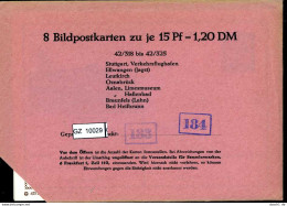 Bundesrepublik, P81, 42/318 - 42/325, Mi 12,00 - Postkarten - Ungebraucht