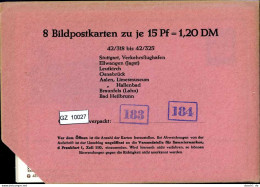 Bundesrepublik, P81, 42/318 - 42/325, Mi 12,00 - Cartes Postales - Neuves