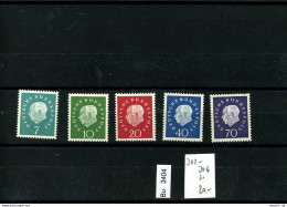 Bundesrepublik, Xx, 302 - 306 Heuss (III) - Unused Stamps