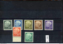 Bundesrepublik, Xx, 259 - 265, Heuss II, 302 - 306, Heuss III - Unused Stamps