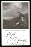 AK Gemälde Von P. E. Renowitzky Mit Original Autograph Des Malers  - Artistas