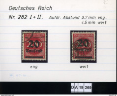 Deutsches Reich , 5 Lose U.a. 291 , PLF / Abart - Siehe Foto - Variedades & Curiosidades