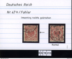 Deutsches Reich , 4 Lose U.a. 46 , PLF / Abart - Siehe Foto - Errors & Oddities