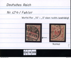 Deutsches Reich , 5 Lose U.a. 47 , PLF / Abart - Siehe Foto - Errors & Oddities