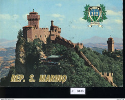 3 AK, San Marino, Gelaufen Mit Gebrauchsspuren, 2. Und 3. Turm - Saint-Marin