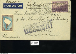 Argentinien, Luftpostbrief Von 1938 Gelaufen - Aéreo