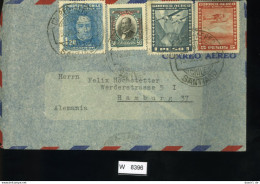 Chile, Luftpostbrief Von 1935 Gelaufen - Chile