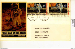USA, 6 Lose U.a. FDC "first Man On The Moon", 1969 - 1961-1970