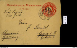 8 Lose Mittelamerika, U.a. Mexiko, Alte Ganzsache Von 1881 (?), Stempel Nicht Einwandfrei Erkennbar - Messico