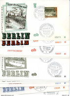 Berlin, FDC, 218-229. 12 Einzelbriefe - Other & Unclassified