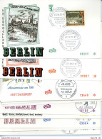 Berlin, FDC, 218-229. 12 Einzelbriefe - Andere & Zonder Classificatie