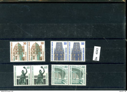 Berlin, Xx, 4 Lose U.a. 793-796 Waagerechte Paare - Unused Stamps