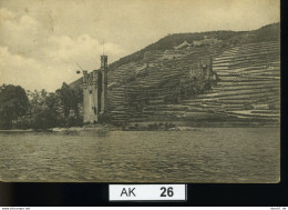 AK026, Der Mäuseturm Und Ruine Ehrenfels, Gelaufen 1910 - Bingen