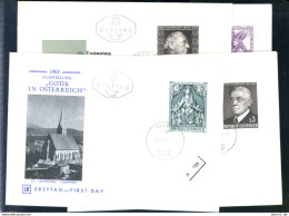 Österreich 5 Lose U.a., FDC 1499-1502 - FDC