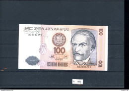 Banknote, Peru, 100 CIEN INTIS - Perú