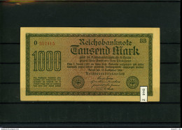 Deutsches Reich,  Reichsbanknote 1922 - 1.000 Mark