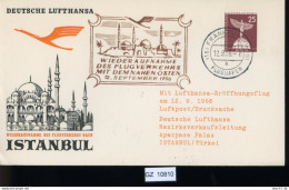 7 Lose U.a. Lufthansa Erstflug 1956, Frankfurt - Istanbul U.a. - Altri (Aria)