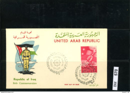 Ägypten, FDC UAR 21 - Briefe U. Dokumente
