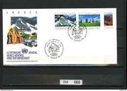 Unesco, 2 FDC 1992 - Archéologie