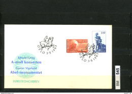 Norwegen, FDC 1983, 885-886 - Briefe U. Dokumente